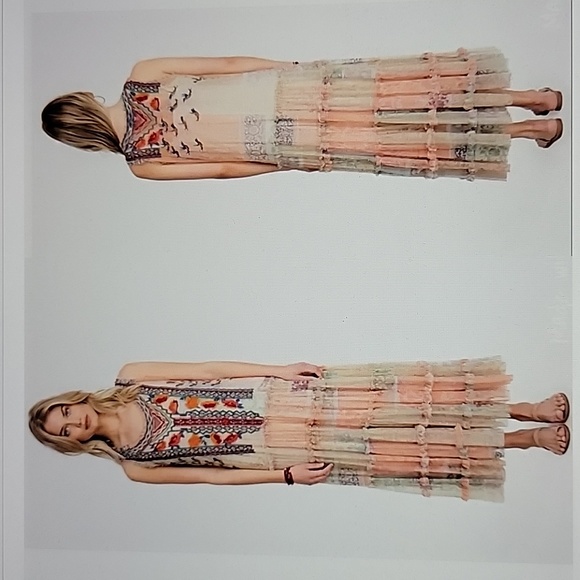 Johnny Was Dresses & Skirts - Johnny Was  Eniola Mesh Dress size-L